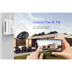 Vstarcam (CB69-TZ) Ηλιακή IP smart Κάμερα Παρακολούθησης 3MP PTZ Wi-Fi Full HD+ Αδιάβροχη IP66, μπαταρία 10000mAh