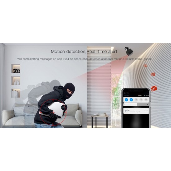Vstarcam (CB71) Black Smart Mini IP Κάμερα Παρακολούθησης Wi-Fi 3MP Full HD+