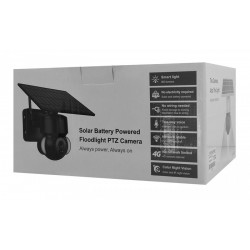 Sectec (ST-S518M-3M) IP Κάμερα Παρακολούθησης Wi-Fi 3MP Full HD+ Αδιάβροχη Μπαταρίας με Αμφίδρομη Επικοινωνία White