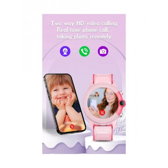 INTIME (IT-053) ροζ GPS smartwatch για παιδιά IT-053, 1.28