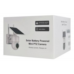 Sectec (ST-S517C-3M) White Smart IP Ηλιακή Κάμερα 3ΜΡ, PIR, PTZ, cloud/micro SD