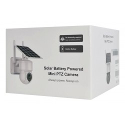 Sectec (ST-S517C-3M) White Smart IP Ηλιακή Κάμερα 3ΜΡ, PIR, PTZ, cloud/micro SD