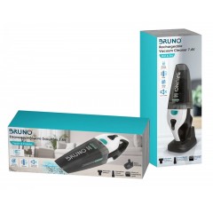 Bruno (BRN-0131) Λευκό Επαναφορτιζόμενο Σκουπάκι Χειρός Υγρών & Στερεών 7.4V