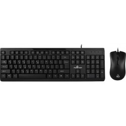 POWERTECH set ποντίκι & πληκτρολόγιο PT-1068, ενσύρματο, 1000DPI, μαύρο