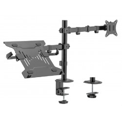 Brateck LDT66-C024ML (Black) Βάση γραφείου για Οθόνη 17