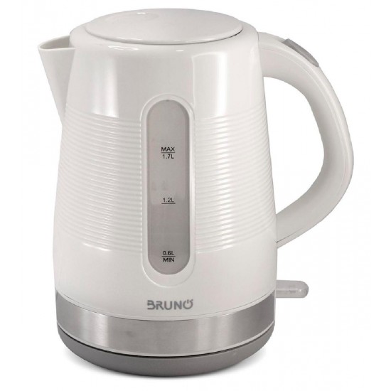 Bruno βραστήρας νερού BRN-0142 1.7L 2200W λευκό-γκρι