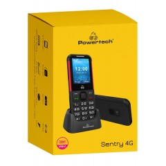 Powertech (PTM-33) Μαύρο Sentry 4G Dual SIM