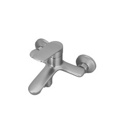 Bruno Μπαταρία Τοίχου Μπάνιου Ανάμεικτη (M31823-317C) Ασημί