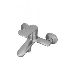 Bruno Μπαταρία Τοίχου Μπάνιου Ανάμεικτη (M31823-317C) Ασημί