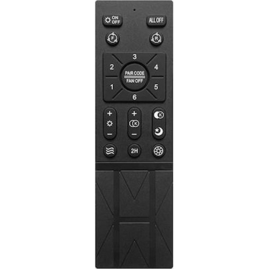 Powertech (SPHLL-005) Μαύρο Χειριστήριο για Ανεμιστήρα Oροφής HLL-0108