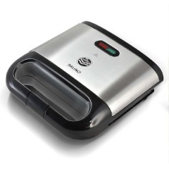 BRUNO τοστιέρα BRN-0165, 2 θέσεων, 800W, αντικολλητικές πλάκες, inox