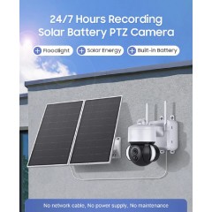 Sectec ST-518-3M-4G-20W IP Κάμερα Παρακολούθησης 3MP Full HD+ Αδιάβροχη Μπαταρίας με Αμφίδρομη Επικοινωνία και Φακό 3.6mm