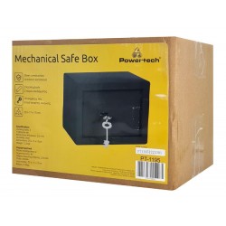 Powertech Χρηματοκιβώτιο με Κλειδί Διαστάσεων Μ23xΠ17xΥ17cm PT-1195