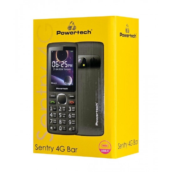 POWERTECH κινητό τηλέφωνο Sentry 4G Bar, 2.4