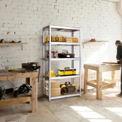 Home Use Μεταλλική Ραφιέρα με 5 Ράφια 90x40x180cm (HUH-0177) Γαλβανιζέ