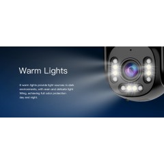 Vstarcam Smart Κάμερα 4MP Wi-Fi PTZ (CS611Q-UV) Λευκή