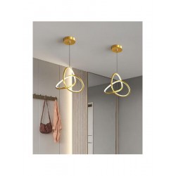 Powertech Κρεμαστό Φωτιστικό LED με Φυσικό Λευκό Φως 40x100εκ. (HLL-0146) Χρυσό