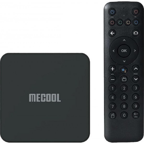 Mecool TV Box 4K UHD με WiFi USB 2.0 (2GB/32GB) με Λειτουργικό Android και Google Assistant (MCL-KM7SE)