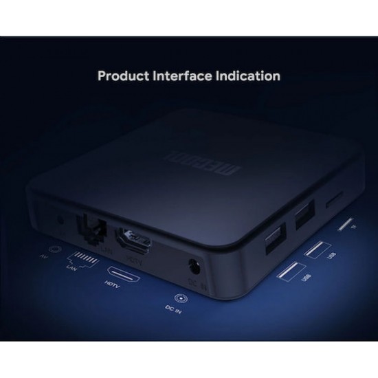 Mecool TV Box 4K UHD με WiFi USB 2.0 (2GB/32GB) με Λειτουργικό Android και Google Assistant (MCL-KM7SE)