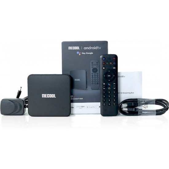 Mecool TV Box 4K UHD με WiFi USB 2.0 (2GB/32GB) με Λειτουργικό Android και Google Assistant (MCL-KM7SE)
