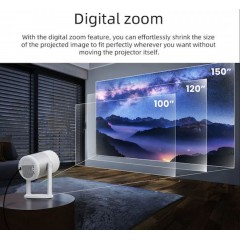 Powertech Smart Projector 1080p Full HD Wi-Fi (PT-1305) White