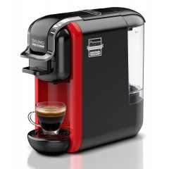Bruno Μηχανή Espresso 3 σε 1 Hot & Cold 1450W Πίεσης 19bar Κόκκινη BRN-0214