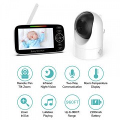Powertech Ασύρματη Ενδοεπικοινωνία Μωρού με Κάμερα και Οθόνη 4.3