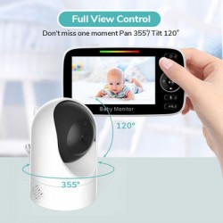 Powertech Ασύρματη Ενδοεπικοινωνία Μωρού με Κάμερα και Οθόνη 4.3
