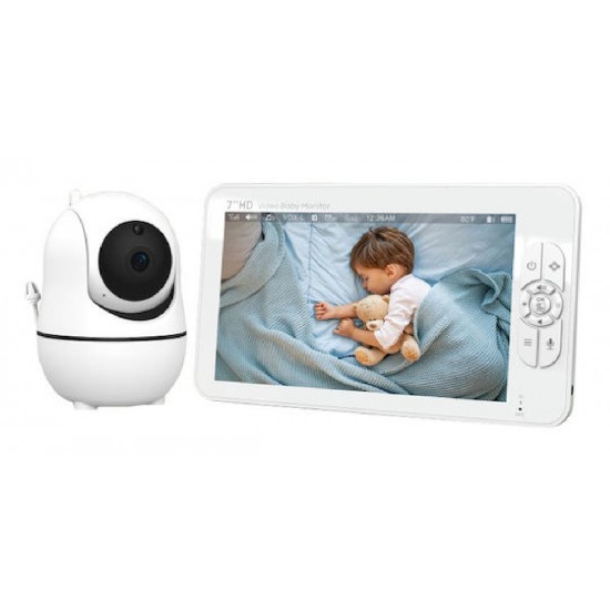 Powertech Ασύρματη Ενδοεπικοινωνία Μωρού με Κάμερα και Οθόνη 7