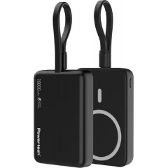 Powertech MagSafe Power Bank 10000mAh 20W (PT-1376) Μαύρο