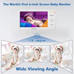 HelloBaby Ασύρματη Ενδοεπικοινωνία Μωρού με Αμφίδρομη Επικοινωνία & Νανουρίσματα (HB6364) Λευκή