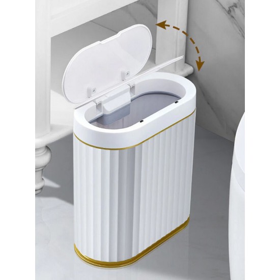 HOME USE κάδος απορριμμάτων HUH-0226 με φωτοκύτταρο, 7lt, λευκός