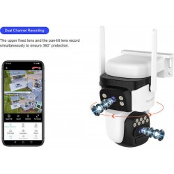 Vstarcam IP Dual Κάμερα Παρακολούθησης Wi-Fi Full HD+ 3MP Αδιάβροχη Μπαταρίας με Αμφίδρομη Επικοινωνία και Φακό 4mm (CB621DR)
