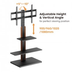 POWERTECH βάση τηλεόρασης δαπέδου PT-1422, 32-75