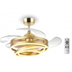 BRUNO BRN-0225 Ανεμιστήρας οροφής με LED φως, AC 122W, 42