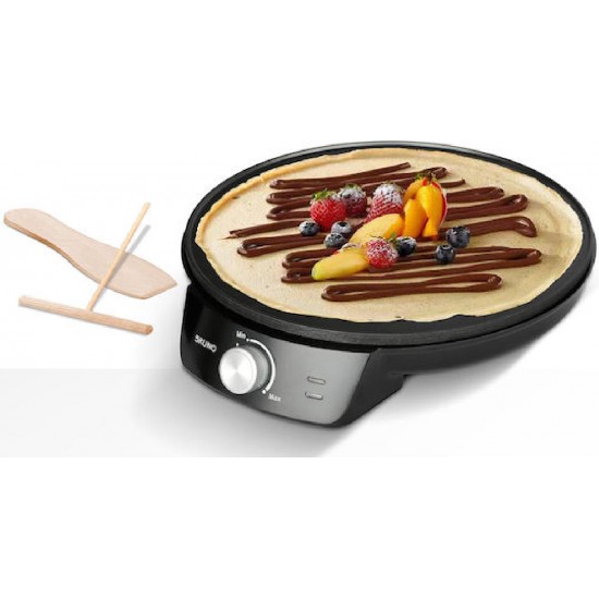 Bruno Κρεπιέρα 30cm 1200W (BRN-0252) Μαύρη