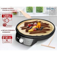 Bruno Κρεπιέρα 30cm 1200W (BRN-0252) Μαύρη