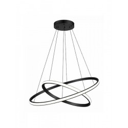 POWERTECH LED φωτιστικό οροφής , Φ40x120cm, PT-1525 μαύρο