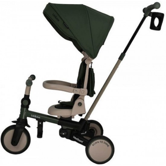 Bebe Stars Παιδικό Τρίκυκλο Ποδήλατο Urban 7 in 1 Chaki 822-179