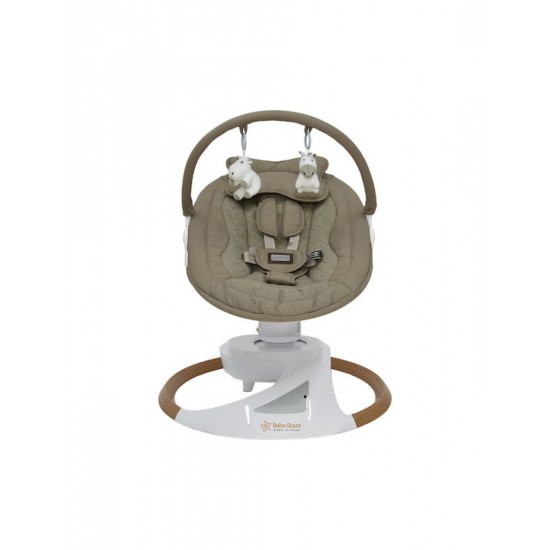 Bebe Stars Snuggle Ηλεκτρικό Relax Μωρού Κούνια με Μουσική και Δόνηση Natural για Παιδί έως 9kg (256-182) Beige Bebe Stars Snuggle Ηλεκτρικό Relax Μωρού Κούνια με Μουσική και Δόνηση Natural για Παιδί έως 9kg (256-182) Beige