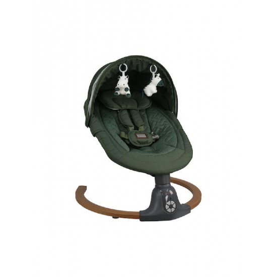 Bebe Stars Κούνια Ηλεκτρική Fluffy Forest Green 257-176