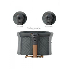 Bebe Stars Λίκνο Μωρού Style Smoked Grey 847-186