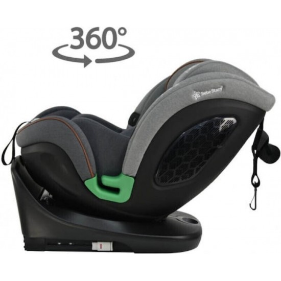 Bebe Stars I-Revo Καθισματάκι Αυτοκινήτου i-Size με Isofix Grey