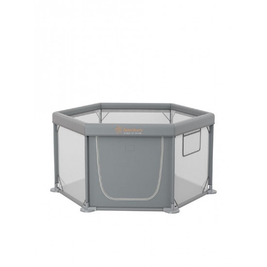 Bebe Stars Παρκοκρέβατο Πολύγωνο Nestilo Grey 889-100