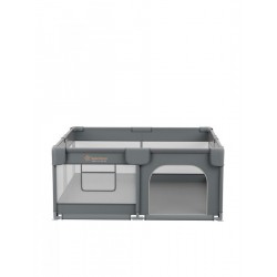 Bebe Stars Playzen Πάρκο για Mωρά Tετράγωνο 150x150cm (880*100) Grey