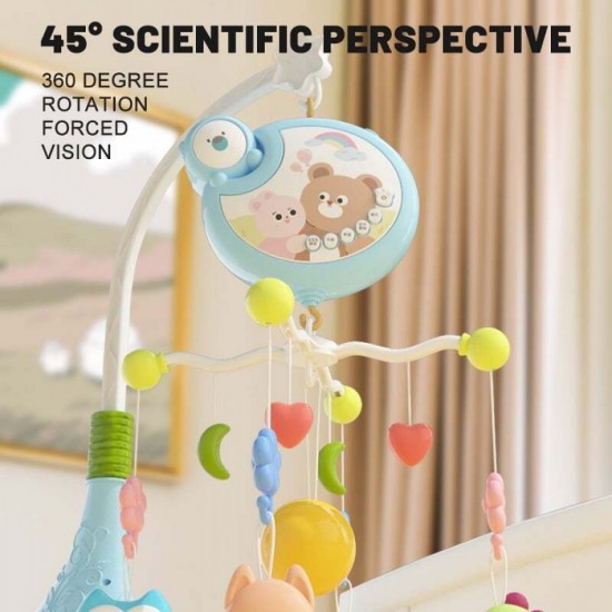 Bebe Stars Μουσικό Κρεβατιού Με Φως Cartoon Bear Pink 860-140