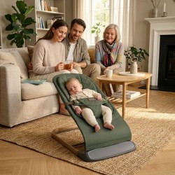 Bebe Stars Χειροκίνητο Relax Μωρού Hammock για Παιδί έως 9kg Natural Beige