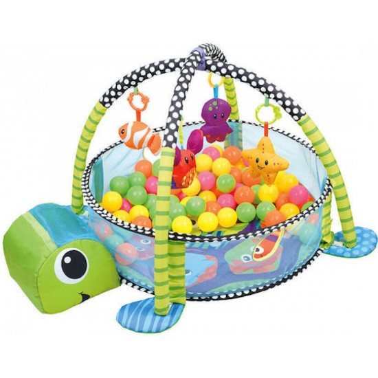 Bebe Stars 3-in-1 Activity Gym N Ball Pit (100-160) Turtle