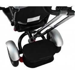 Bebe Stars Παιδικό Τρίκυκλο Ποδήλατο 360° Chopper 6in1 Μετατρεπόμενο με Αποθηκευτικό Χώρο, Σκίαστρο & Χειρολαβή 814-188 Μαύρο
