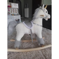 Bebe Stars Κουνιστό Παιχνίδι Μονόκερος για 12+ μηνών με Ήχους & Μουσική Λευκό 150-200